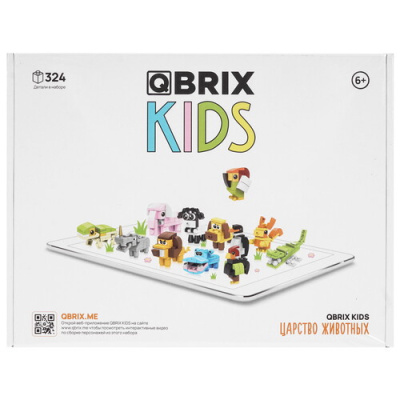 Купить Конструктор QBRIX KIDS Царство животных  9121169. Характеристики, отзывы и цены в Донецке