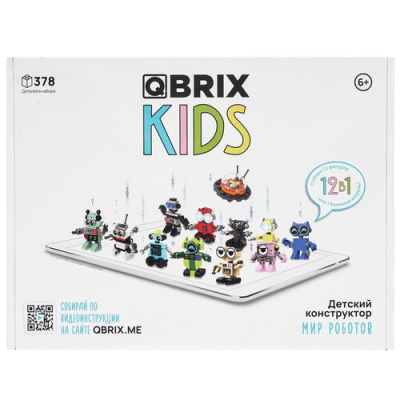 Купить Конструктор QBRIX KIDS Мир роботов  9121165. Характеристики, отзывы и цены в Донецке