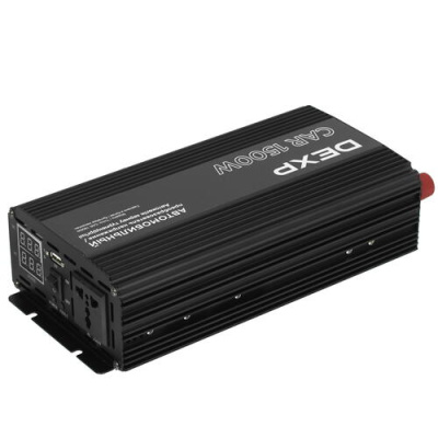 Купить Инвертор DEXP CAR 1500W  5094001. Характеристики, отзывы и цены в Донецке