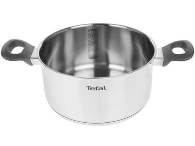 Купить Кастрюля Tefal Daily Cook G7124445 3 л 20 см серебристый  1230624. Характеристики, отзывы и цены в Донецке