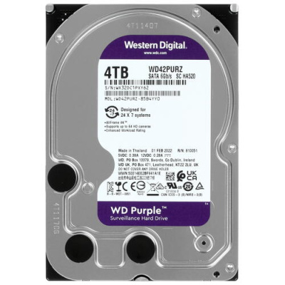 Купить 4 ТБ Жесткий диск WD Purple [WD42PURZ]  5045763. Характеристики, отзывы и цены в Донецке