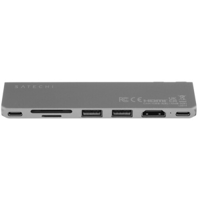 Купить Док-станция Satechi USB-C Pro Hub Slim Adapter серый  9073245. Характеристики, отзывы и цены в Донецке