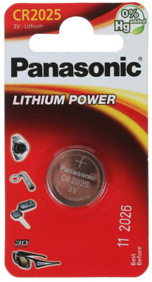 Купить Батарейка Panasonic Lithium Power плоская / CR2025  1113894. Характеристики, отзывы и цены в Донецке