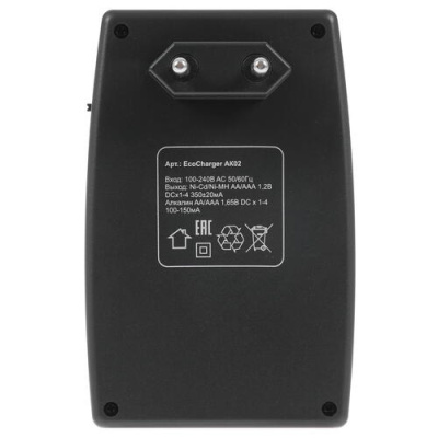 Купить Зарядное устройство ROBITON Ecocharger AK02  4880322. Характеристики, отзывы и цены в Донецке