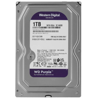 Купить 1 ТБ Жесткий диск WD Purple Surveillance [WD10EJRX]  5055113. Характеристики, отзывы и цены в Донецке