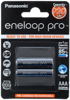 Купить Аккумулятор Panasonic Eneloop Pro BK-4HCDE/2BE 930 мА*ч  1259465. Характеристики, отзывы и цены в Донецке