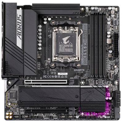 Купить Материнская плата GIGABYTE B650M AORUS ELITE  5462254. Характеристики, отзывы и цены в Донецке