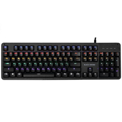 Купить Клавиатура проводная DEXP Black Sword Rainbow  4780208. Характеристики, отзывы и цены в Донецке