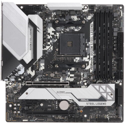 Купить Материнская плата ASRock B550M Steel Legend  1663306. Характеристики, отзывы и цены в Донецке