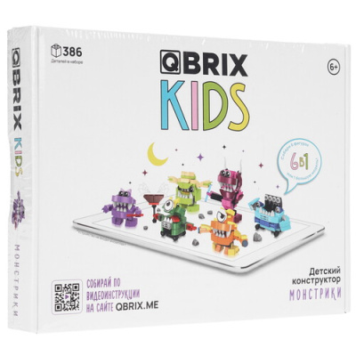 Купить Конструктор QBRIX KIDS Монстрики  9121166. Характеристики, отзывы и цены в Донецке